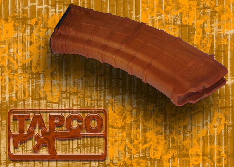 TAPCO AK-74 (5.45x39) 30rd Mag Simulated Bakelite/Orange